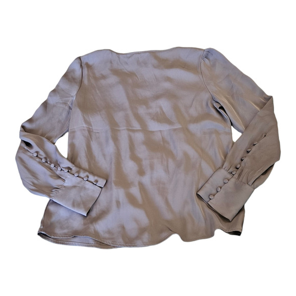 Express Small Gray Long Sleeve Shirt - Picture 4 of 7